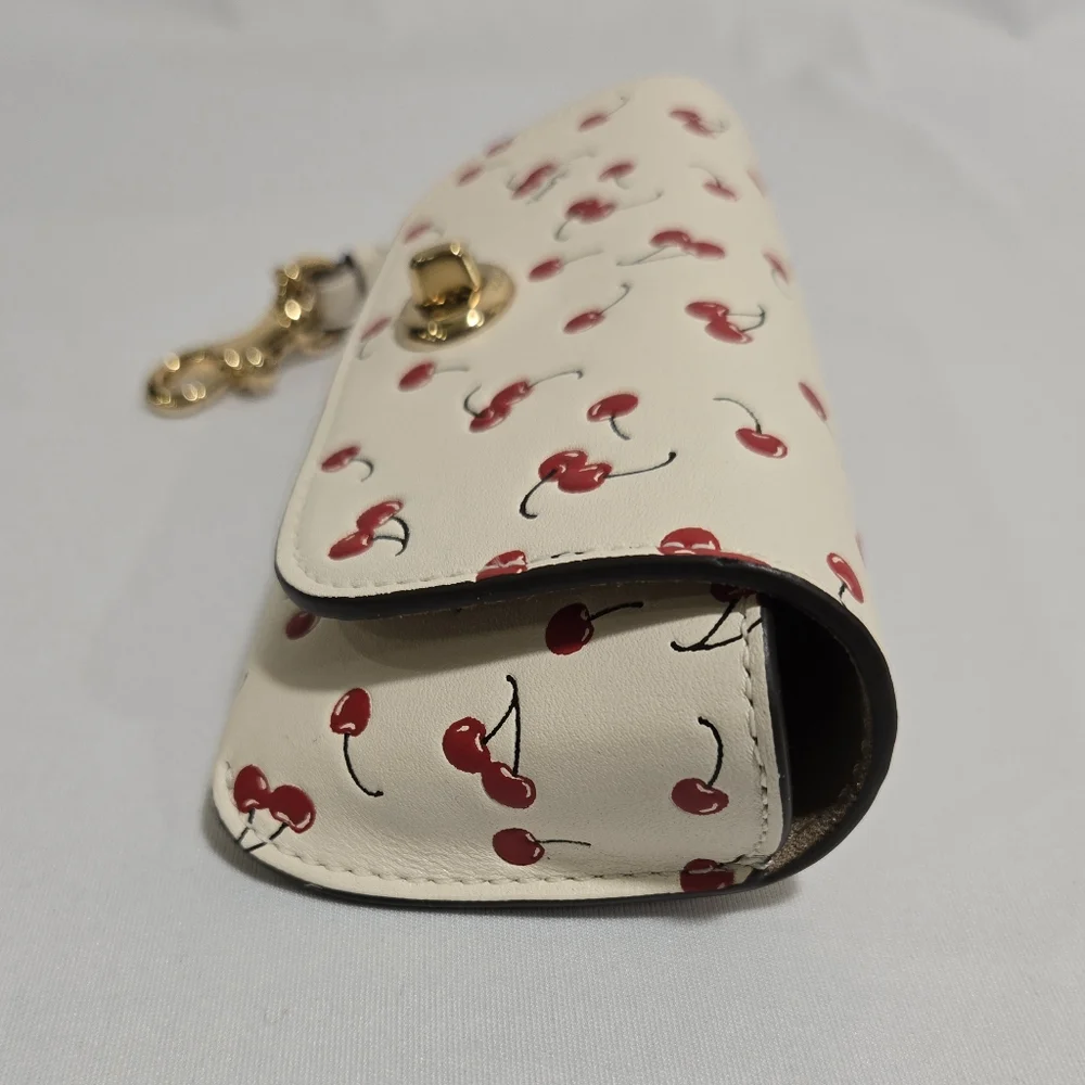 Coach Sunglass Case With Cherry Print